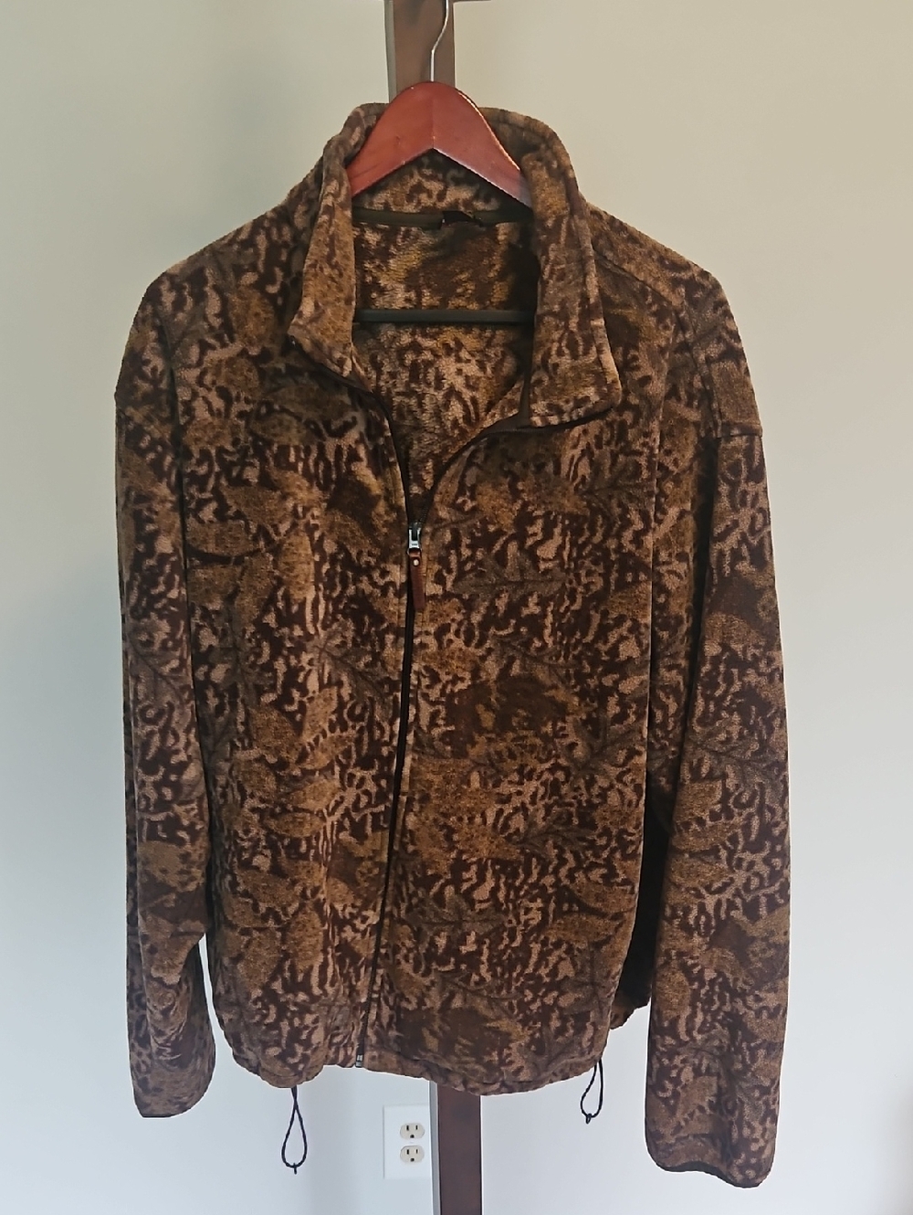 Woolrich Brown and Black Faux Fur Lined Jacket (Men's XXL)